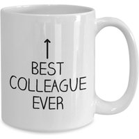 Arbeitskollege Verlassen Abschied Geschenk - Beste Kollegin Jemals Kaffeebecher Teetasse Weihnachtsgeschenke F0002 von Frots
