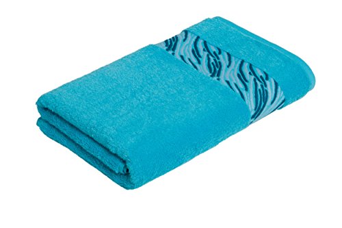 frottana Shadow Duschtuch 67 x 140 cm aus 100% Baumwolle, turquoise von Frottana