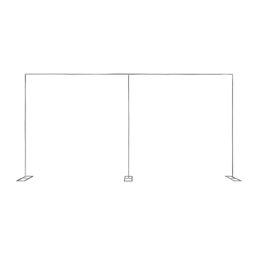 3 x 6m Fuß Edelstahl quadratischen Quadratischer Hintergrund Stand Moderner Hochzeitsbogen Gartenlaube StilGartengestaltung Für Hochzeiten Geburtstagsfeiern Bankette Ladeneröffnungen von Froulaland