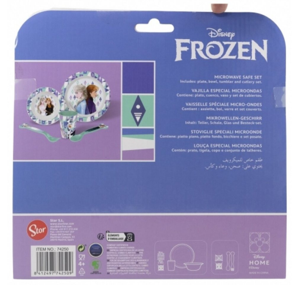 Frozen Kindergeschirr-Set 5 teiliges Set - Micro Set - wiederverwendbares Kindergeschirr Frozen Kindergeschirr-Set 5 teiliges Set - Micro Set - wiederverwendbares Kindergeschirr von Frozen