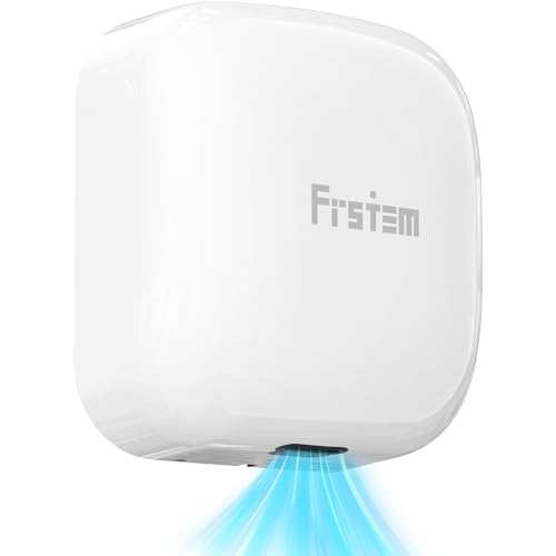 1400W Kommerzieller Händetrockner Automatischer Hand Dryer mit Automatischem Infrarotsensor & Intelligenter Temperaturregelung für Zuhause Badezimmer Restaurants Hotels, Weiß von Frstem