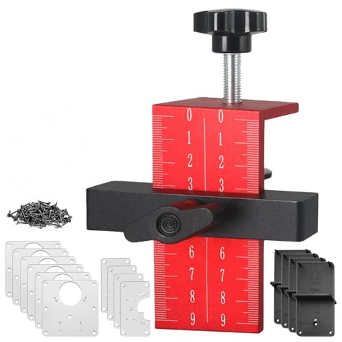 Frstem 3-in-1 Einstellbarer Schrank Tür Installations-Set: Positionierer,4x 37mm Topfscharnier-Schablone, 10x Scharnier-Reparaturplatte, inkl. 60 Nägel. Scharnier Installations-/Reparaturset Frstem 3-in-1 Einstellbarer Schrank Tür Installations-Set: Positionierer,4x 37mm Topfscharnier-Schablone, 10x Scharnier-Reparaturplatte, inkl. 60 Nägel. Scharnier Installations-/Reparaturset von Frstem