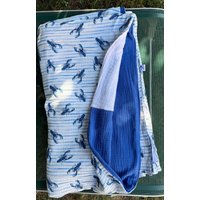 Musselin Einzelstück Sommerdecke Bettdecke Musselindecke Sofadecke Geschenk Baumwolle Leichte Decke Strandlaken Badetuch Picknick Hummer Musselin Einzelstück Sommerdecke Bettdecke Musselindecke Sofadecke Geschenk Baumwolle Leichte Decke Strandlaken Badetuch Picknick Hummer von FruehlingsNaht