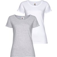 Fruit of the Loom Rundhalsshirt "Lady Fit Premium", (Packung, 2 tlg., 2er-Pack) von Fruit Of The Loom