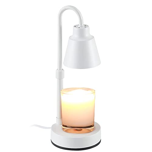 Frunimall Kerzenwärmer Lampe Einstellbarer,Candle Warmer Elektrisch,Duftlampe Elektrisch,Wachsschmelzer,Kerzenwärmer für Heimbüro,Schlafzimmer,Geschenk (Weiß)… von Frunimall