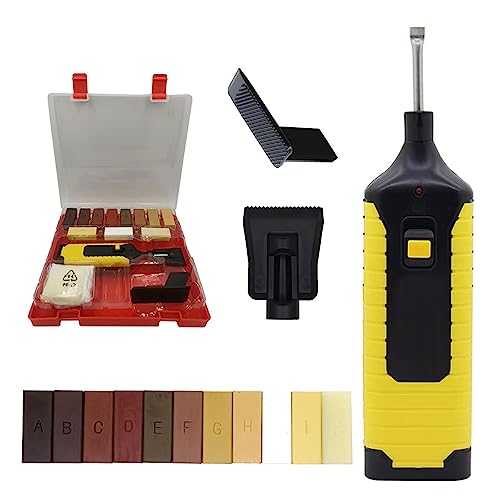 Frunimall Parkett Reparaturset mit 11 Farben Hartwachs,Laminat Reparaturset,Reparaturset für Fliesen zum Reparatur Vinylboden,Parkett,Holzmöbel,Laminat von Frunimall