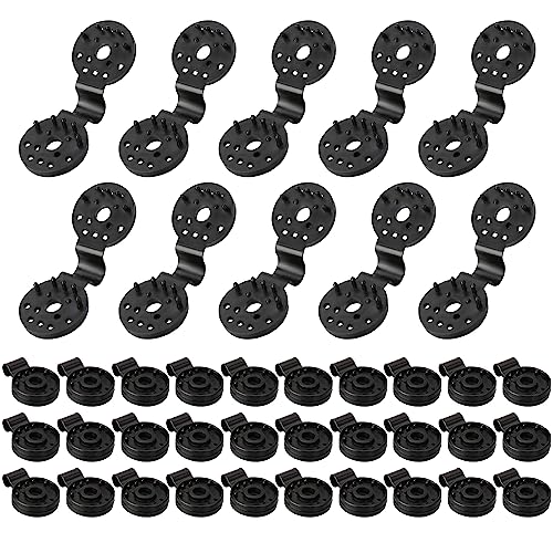 Frunimall Shade Cloth Heavy Duty Lock Grip,Shade Cloth Plastic Clips,Sunshade Net Shading Fixed Clip Buckle Plastic,Reusable Plastic Clips für Sonnenschutznetz,Gewächshaus (50PCS) von Frunimall