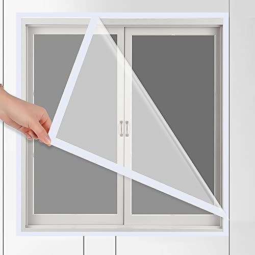 Frunimall Thermofolie Fenster Gegen Kälte,PVC Fenster Isolierung Gegen Kälte,Kälteschutzfolie Fenster,Transparent Isolierfolie für Kälteschutz,Skalierbar,Schlagfrei(200 * 300CM) von Frunimall