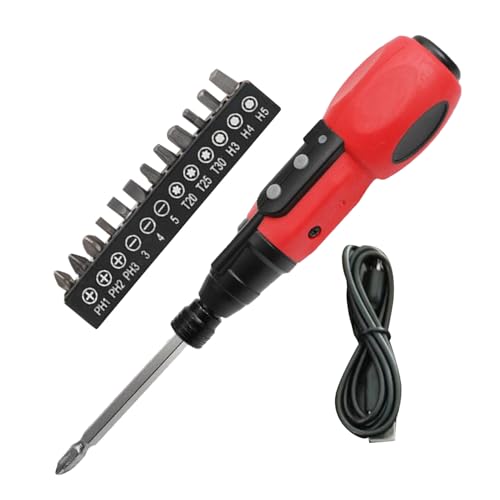 Cordless Electric Driver, Usb Rechargeable Multi-Purpose Tool, High Torque Compact Design, Standard Size, Excellent for Home Maintenance, Doors, Window Frames, Appliance Assembly Cordless Electric Driver, Usb Rechargeable Multi-Purpose Tool, High Torque Compact Design, Standard Size, Excellent for Home Maintenance, Doors, Window Frames, Appliance Assembly von Fruusv