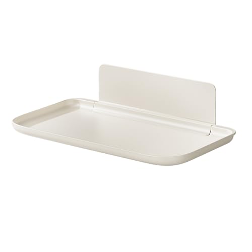 Fruusv Klappbares Wandregal, kein Bohren, zusammenklappbares , wandmontierte Aufbewahrung, tragbares Toilettenbrett, platzsparendes Design, ideal für Badezimmer, Wohnzimmer, Waschküche und Garage Fruusv Klappbares Wandregal, kein Bohren, zusammenklappbares , wandmontierte Aufbewahrung, tragbares Toilettenbrett, platzsparendes Design, ideal für Badezimmer, Wohnzimmer, Waschküche und Garage von Fruusv