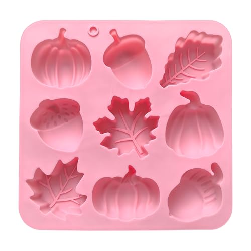 Fruusv Silikon Backformen mit Figuren,9-Fach Muffinform Aus Silikon Für Cupcakes - Herbst Dekoformer Bastelbedarf Für Thanksgiving Halloween Feiertage Kuchen Schokolade Seife Kerze Fruusv Silikon Backformen mit Figuren,9-Fach Muffinform Aus Silikon Für Cupcakes - Herbst Dekoformer Bastelbedarf Für Thanksgiving Halloween Feiertage Kuchen Schokolade Seife Kerze von Fruusv
