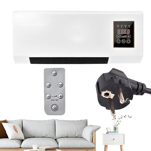 Fruusv Split-Klimaanlage - Split-Kühlen Und Heizen Mit Wärmepumpenfunktion,Regelbare 12 Windgeschwindigkeiten Kühlen Heizen Fernbedienung Für Terrassen Wintergärten Werkstätten Camping von Fruusv