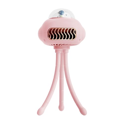 Fruusv Stroller Fan, 3-Speed USB Rechargeable Fans, Flexible Tripod Design with Cooling Tool with Ultra Quiet for Home, Travel, Crib, Bed, Car Seat, Offices, 9.45x9.45x4.33 inches von Fruusv