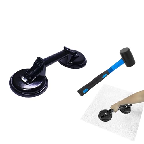 Fruusv Vakuum Saugnapf Für Glas - Schwerlast Vakuum Platten Griff - Kratzfeste Bodenreparatur Für Fliesen Granit Fenster Spiegel Platten Fruusv Vakuum Saugnapf Für Glas - Schwerlast Vakuum Platten Griff - Kratzfeste Bodenreparatur Für Fliesen Granit Fenster Spiegel Platten von Fruusv