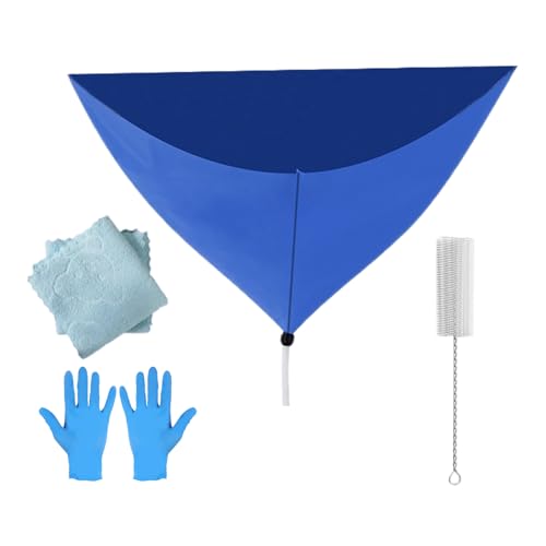 Geteilte AC-Einheitentasche, AC-Staubschutz, wasserdicht, wiederverwendbar, Schutzschild, einfaches Wartungswerkzeug, Klimaanlagen-Reinigungsset für Zuhause, 100 x 69 cm, Blau Geteilte AC-Einheitentasche, AC-Staubschutz, wasserdicht, wiederverwendbar, Schutzschild, einfaches Wartungswerkzeug, Klimaanlagen-Reinigungsset für Zuhause, 100 x 69 cm, Blau von Fruusv