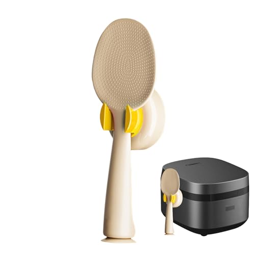 Rice Spoon Paddle, Suction Base Standing Rice Scooper, Non-Stick Kitchen Gadget for Easy Serving and Cooking at Family Gatherings, Parties, Daily Use, 3.23x1.85x8.27 Inches von Fruusv