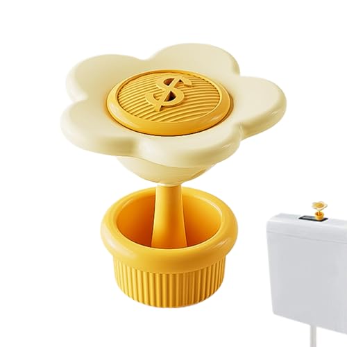 WC- -Drücker, Spülknopf-Druckknopf, Blumenform, Spülhilfe, Werkzeug für Badezimmer, Wassertank im Krankenhaus, Zuhause, öffentliche Toilette, praktische Hilfe, Weiß, 4,5 x 4,5 x 5,5 cm WC- -Drücker, Spülknopf-Druckknopf, Blumenform, Spülhilfe, Werkzeug für Badezimmer, Wassertank im Krankenhaus, Zuhause, öffentliche Toilette, praktische Hilfe, Weiß, 4,5 x 4,5 x 5,5 cm von Fruusv