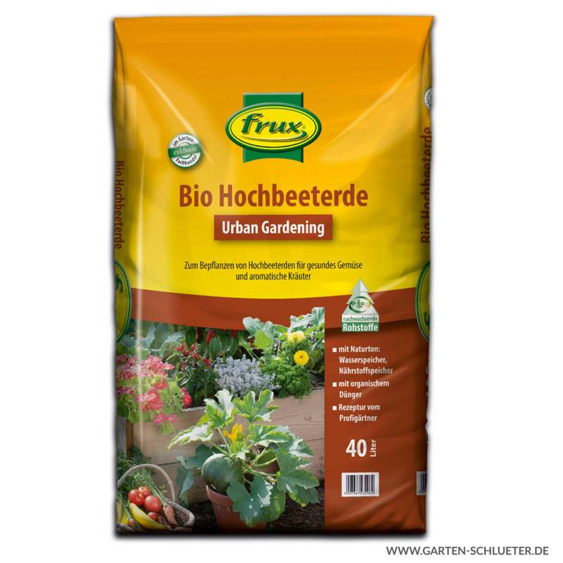 frux - Hochbeeterde 40l 1 Palette/ 54 Sack Lieferform: Palette von Frux