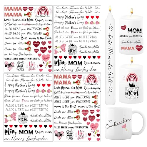 Profiqualität Kerzenfolie, Kerzen Tattoo Folie Muttertag,4 Stück Kerzen Aufkleber Kerzentattoo,Wasserschiebefolie Kerzen,Mama Wasserschiebefolie DIY Kerzen,Kerzensticker–Muttertag Kerzentattoos Profiqualität Kerzenfolie, Kerzen Tattoo Folie Muttertag,4 Stück Kerzen Aufkleber Kerzentattoo,Wasserschiebefolie Kerzen,Mama Wasserschiebefolie DIY Kerzen,Kerzensticker–Muttertag Kerzentattoos von Frveirmey