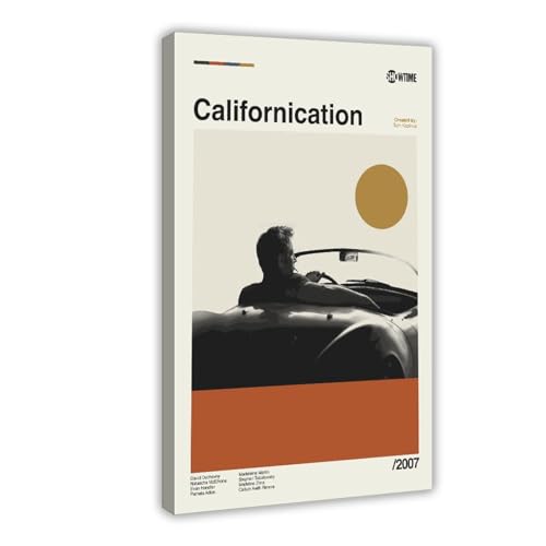 Filmposter "Californication", Leinwand-Poster, Wandkunst, Dekor, Bild, Gemälde für Wohnzimmer, Schlafzimmer, Dekoration, Rahmenstil, 40 x 60 cm von FrySky