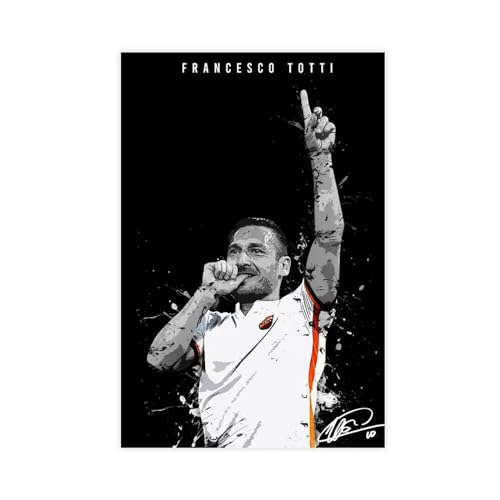 Francesco Totti Fußball-Poster, 21, Leinwand-Poster, Wandkunst, Dekordruck, Bild für Wohnzimmer, Schlafzimmer, Dekoration, ungerahmt, 30 x 45 cm Francesco Totti Fußball-Poster, 21, Leinwand-Poster, Wandkunst, Dekordruck, Bild für Wohnzimmer, Schlafzimmer, Dekoration, ungerahmt, 30 x 45 cm von FrySky