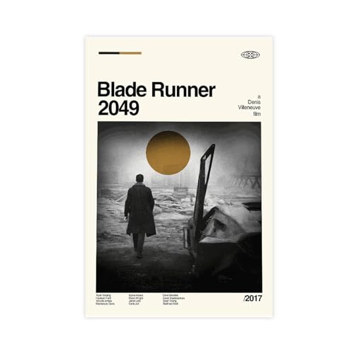 FrySky Blade Runner 2049 Poster, Leinwand, Poster, Schlafzimmer, Dekoration, Sport, Landschaft, Büro, Raumdekoration, Geschenk, ungerahmt, 60 x 90 cm von FrySky