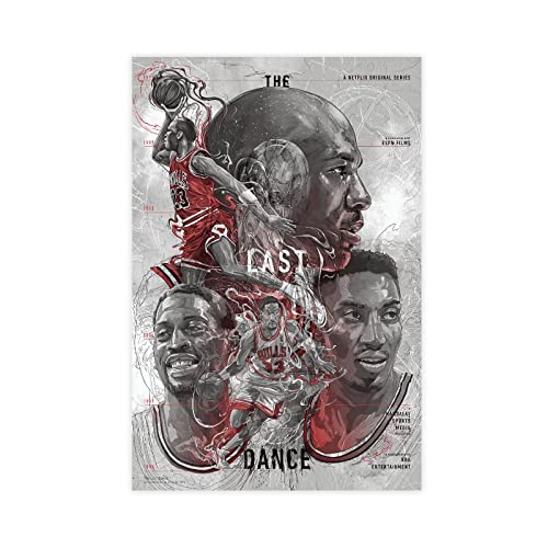 FrySky Dennis Rodman, Jordan und Scottie Pippen Poster Basketball Leinwand Poster Wandkunst Dekor Druck Bild Gemälde für Wohnzimmer Schlafzimmer Dekoration ungerahmt 40 x 60 cm von FrySky