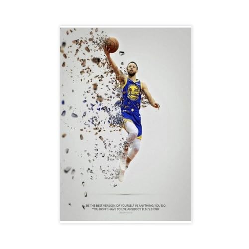 FrySky Sport-Poster Basketballspieler Superstar Stephen Curry Poster Leinwand Poster Wandkunst Dekor Druck Bild Gemälde für Wohnzimmer Schlafzimmer Dekoration ungerahmt 30 x 45 cm FrySky Sport-Poster Basketballspieler Superstar Stephen Curry Poster Leinwand Poster Wandkunst Dekor Druck Bild Gemälde für Wohnzimmer Schlafzimmer Dekoration ungerahmt 30 x 45 cm von FrySky