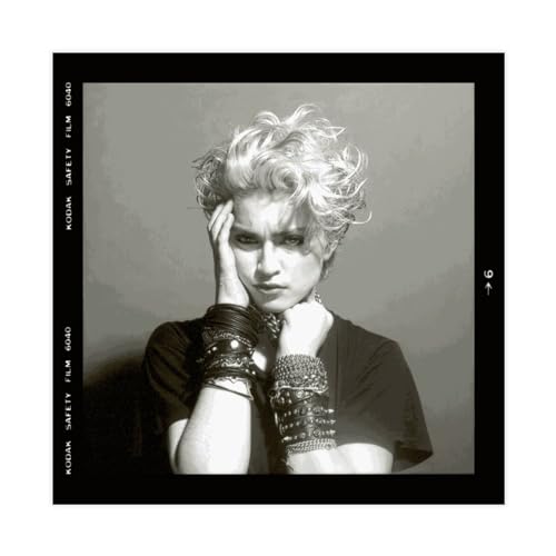 FrySky The Queen of Pop Madonna Ciccone Poster 56 Leinwand Poster Schlafzimmer Dekor Sport Landschaft Büro Zimmer Dekor Geschenk ungerahmt 50 x 50 cm von FrySky