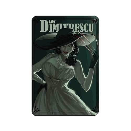 Resident Evil Village Lady Dimitrescu Poster 14 Retro Poster Metall Blechschild Chic Art Retro Eisen Malerei Bar Menschen Höhle Cafe Familie Garage Poster Wanddekoration 20 x 30 cm Resident Evil Village Lady Dimitrescu Poster 14 Retro Poster Metall Blechschild Chic Art Retro Eisen Malerei Bar Menschen Höhle Cafe Familie Garage Poster Wanddekoration 20 x 30 cm von FrySky