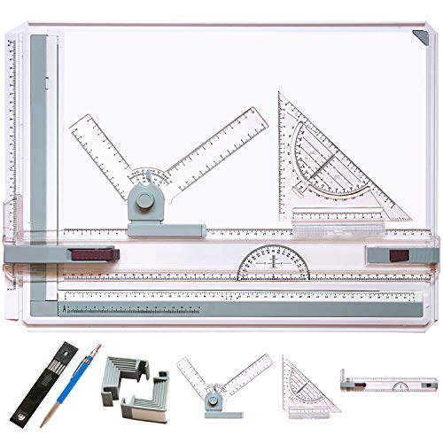 Frylr A3 Zeichenplatte Zeichenbrett A3 Zeichentisch Professionell Arbeiten Schnellzeichenplatte 50 x 36.5 cm von Frylr