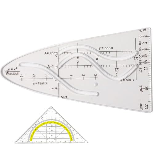 Parabelschablone, Normalparabel Schablone, Normalparabel,Parabel Schablone, Parabel Lineal, Parabelschablone Mathe, Für Studenten Büro Designer Malerei von Frypay