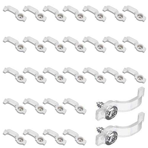 Fsttre 100 Stück LED Strip Befestigung Transparent LED Strip Halterung Halter Clips Licht Montagehalterung Lichtleiste Befestigungsclips LED Streifen Befestigen Kunststoff für LED Stripes Fsttre 100 Stück LED Strip Befestigung Transparent LED Strip Halterung Halter Clips Licht Montagehalterung Lichtleiste Befestigungsclips LED Streifen Befestigen Kunststoff für LED Stripes von Fsttre