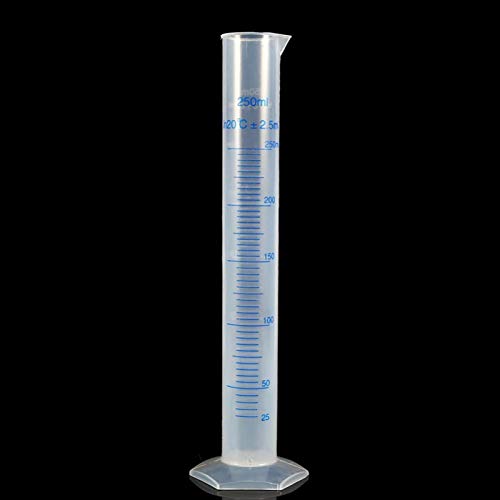 Ftory Messzylinder - Messzylinder Glas 250ml Kunststoff-Messzylinder von Ftory