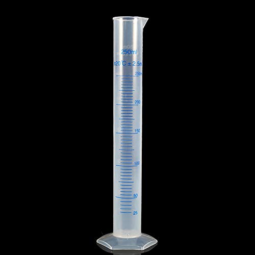 Messzylinder - Messzylinder Glas 250ml Kunststoff-Messzylinder von Ftory