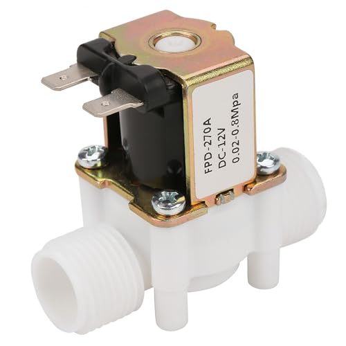 12 V G1 / 2 "NC Kunststoff Einlass Magnetventil Wasserventil für Wasserversorgung für Wasserspender Waschmaschine von FTVOGUE