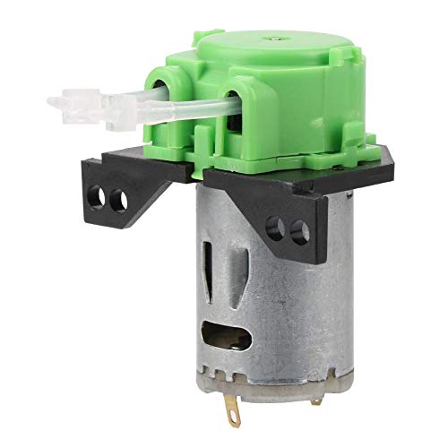 FTVOGUE Peristaltikpumpe DC12V / 24V Dosierpumpe DIY Peristaltikschlauchkopf für Aquarium Lab Chemische Analyse(green 12v 1 * 3) von FTVOGUE