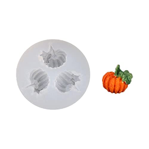 Silikonform mit Ahornblättern, Geist, gruselige Fledermaus, 3D-Kürbisharz, Duftkerze, Epoxidform für die Herstellung von Cupcake-Dekoration von FuBESk