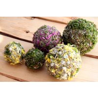 Moos Blumen Balls Rustikale Bauernhaus Vase Filler, Frühlingsdeko von FuFlunsandWoxy