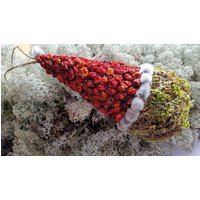 Rustikaler Christbaumschmuck Handgemachte Moos Elfe Mit Vogelbeeren Rustikaler Christbaumschmuck Handgemachte Moos Elfe Mit Vogelbeeren von FuFlunsandWoxy
