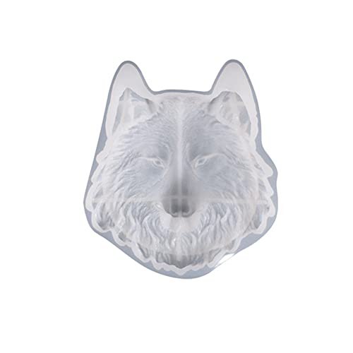 Fubdnefvo Wolf Harz MOL, Form Stereo Statue TüR Dekoration Wandbehang Tier Silikonform für Wandbehang, Fenster TüR Dekor von Fubdnefvo