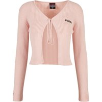Fubu Outdoorjacke "Fubu Damen FW222-016-1, Corporate Rib Knit Bolero rose" 1 Stk. tlg. ohne Kapuze Fubu Outdoorjacke "Fubu Damen FW222-016-1, Corporate Rib Knit Bolero rose" 1 Stk. tlg. ohne Kapuze von Fubu