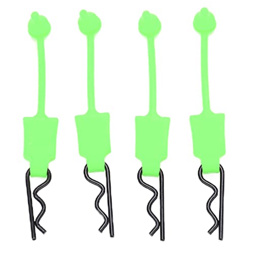 4Pcs 1/10 RC Auto Clips Pins Universal Auto Shell Bolt Latch Clip Ersatz Modell Auto Shell Zubehör (Grün) von Fuchooky
