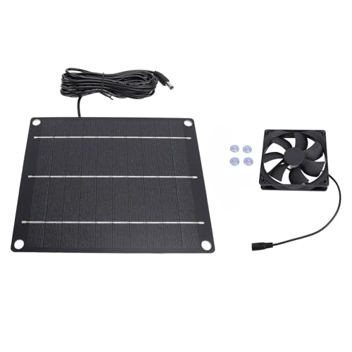 6W 6V Solar Abgase Ventilator Ruhige Kühlluftkreislauf vielseitiger Solarpanel angetriebene Lüfter für Haustiere von Fuchooky