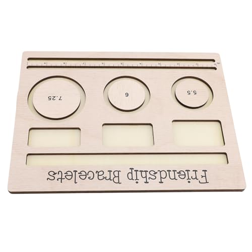 Bead Board for Jewelry Bracelet Making Secure Fixation Sturdy DIY Wooden Beading Board for Keychain Pendant von Fuchooky