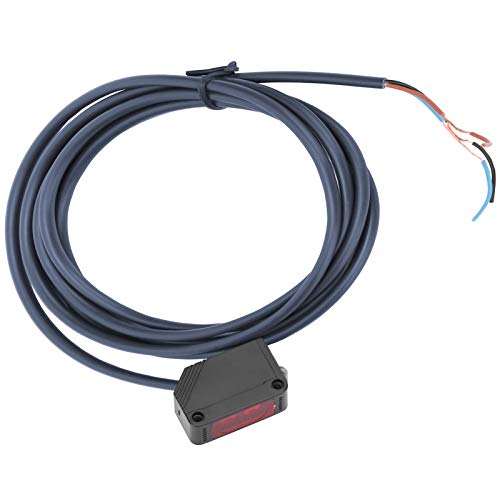 Berm quadratisch Infrarot photoelektrischer Schaltertyp sichtbarer Lichtwiderstand Einfache Installation 2M Kabel E3Z D82 D81 D62 Für automatische Gates Robotik (E3Z-D82) von Fuchooky