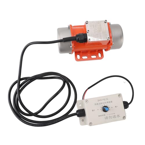 Betonvibrator -Schwingungsmotor mit Geschwindigkeitsregler DC 24V bürstenloser IP65 Aluminiumlegierung Elektrischer Beton Vibrationsmotor (60W) von Fuchooky