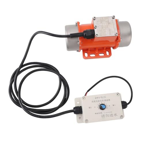 Betonvibrator -Schwingungsmotor mit Geschwindigkeitsregler DC 24V bürstenloser IP65 Aluminiumlegierung Elektrischer Beton Vibrationsmotor (70W) von Fuchooky
