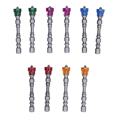 Fuchooky 10 pcs Magnetischer Kreis Bit 1/4in Ein -Kopf -Farbe für elektrische Schraubendreher Pneumatic Drill Fuchooky 10 pcs Magnetischer Kreis Bit 1/4in Ein -Kopf -Farbe für elektrische Schraubendreher Pneumatic Drill von Fuchooky