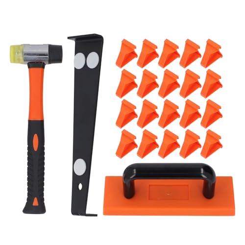 Fuchooky 23 Stcs Set Laminat Flooring -Werkzeuge Doppelgesichtes Mallet CRV Stahl -Pullstangen -Klopfblock und 1/4in 1/2in -Abstandshalter Fuchooky 23 Stcs Set Laminat Flooring -Werkzeuge Doppelgesichtes Mallet CRV Stahl -Pullstangen -Klopfblock und 1/4in 1/2in -Abstandshalter von Fuchooky